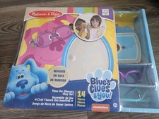 Melissa  Doug Blues Clues  You Time For Glasses Play Set. 14 Pc New 