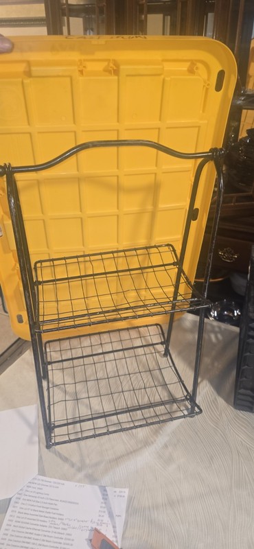 2 Tier Wrought Iron Vegetable  Tack