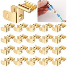 25-Pcs Piggyback Spade Connectors 1/4" 3-Way Quick Disconnect Adapter