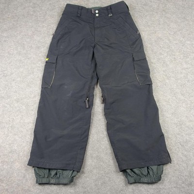 Burton Tactic Snow Pants Mens Large Black Insulated Cargo Ski Snowboard Pockets