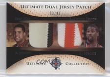 2005-06 Ultimate Collection Jersey 3/40 Sean May Raymond Felton Dual Patch 0af