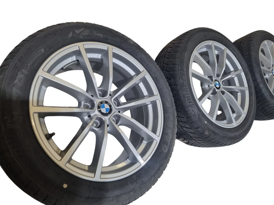 Original BMW 3er 4er G20 G21 G22 23 Felgen RDK 17 Zoll Bridgestone Winterräder - Bild 2 von 4