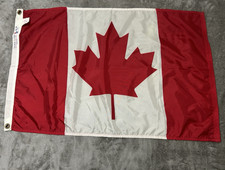 DURA-LITE Canada Flag 2x3 ft Nylon Red White Maple Leaf Made in USA