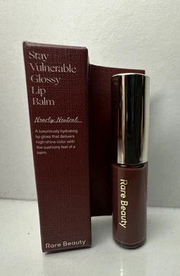 RARE BEAUTY stay vulnerable glossy lip balm 1.4ml mini Travel Size NEW