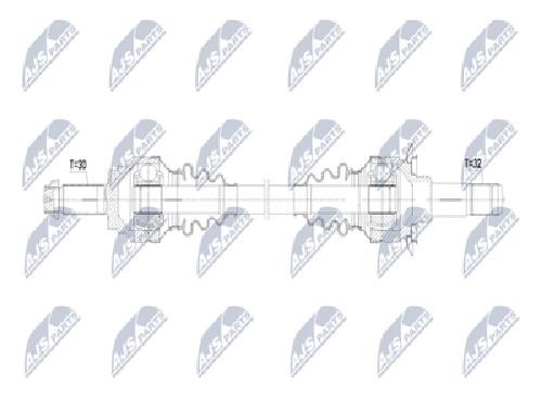 Original NTY Drive Shaft NPW-BM-230 For BMW