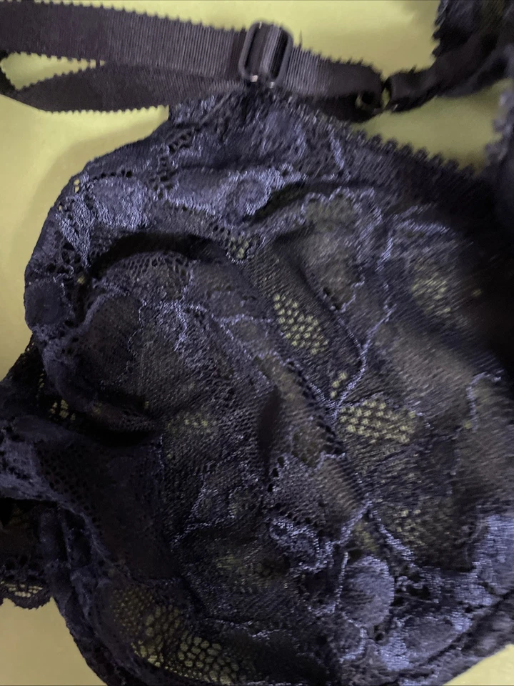 Blue Lace., Underwire, Push- Up Bra Size 38 C, Navy Blue Lace. Apt.9 Intimates - Image 2 of 4