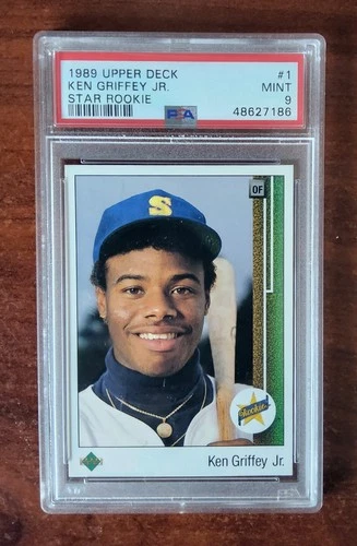 1989 Upper Deck - Star Rookie Ken Griffey Jr #1 (RC) PSA 9