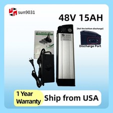 48V 15Ah E-BIKE BATTERY Pack Lithium li-ion BMS Electric Powered Bicycle Vehicle