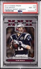 2013 PANINI PRIZM MONDAY NIGHT HEROES #22 TOM BRADY PSA 8