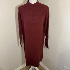 Banana Republic Sweater Dress Women Long Sleeve Turtleneck Knit