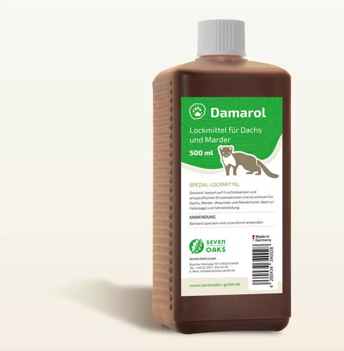 SEVEN OAKS 500ml Damarol Lockmittel für Marder Dachs Waschbär