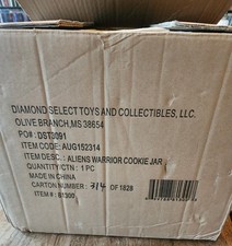 2016 Diamond Select 20th Century Fox Aliens Warrior Ceramic 12" Cookie Jar ~ Iob