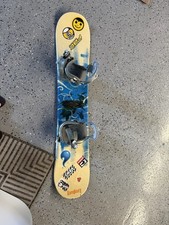 Atlantis Snowboard with Bindings Blue Yellow ...