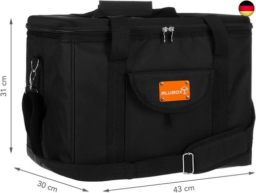 Picknick Kühltasche XL Black Edition 40 Liter Isoliertasche Picknicktasche - Bild 2 von 8