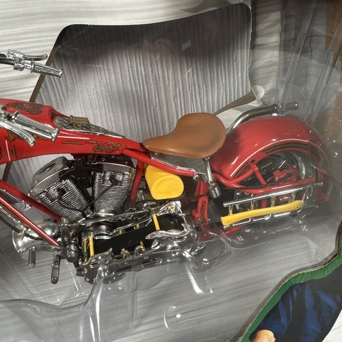 Joyride American Chopper TV Series Fire Bike Motorcycle 1:10 Diecast Model OCC - Picture 6 of 13