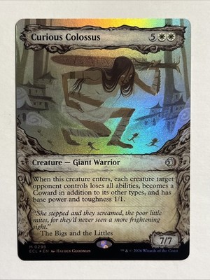 Curious Colossus (Showcase) Lorwyn Eclipsed Foil