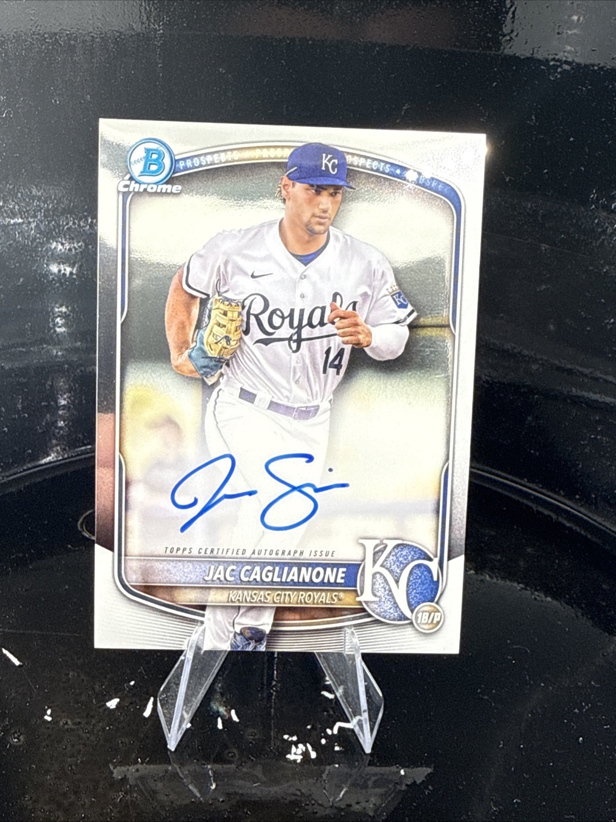 2025 Bowman - Chrome Prospect Autographs Jac Caglianone #CPA-JCA (AU, RC)