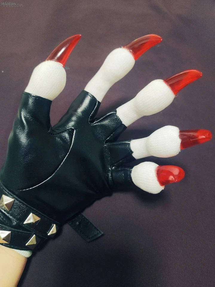 Guantes Peludos Fursuit Patas Kigurumi Cosplay Guantes Bestia Prendas de Mano Garra Multicolor Foto 4 de 4