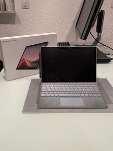 Microsoft Surface Pro 7 + Stift + Tasche + Tastatur | Top Zustand