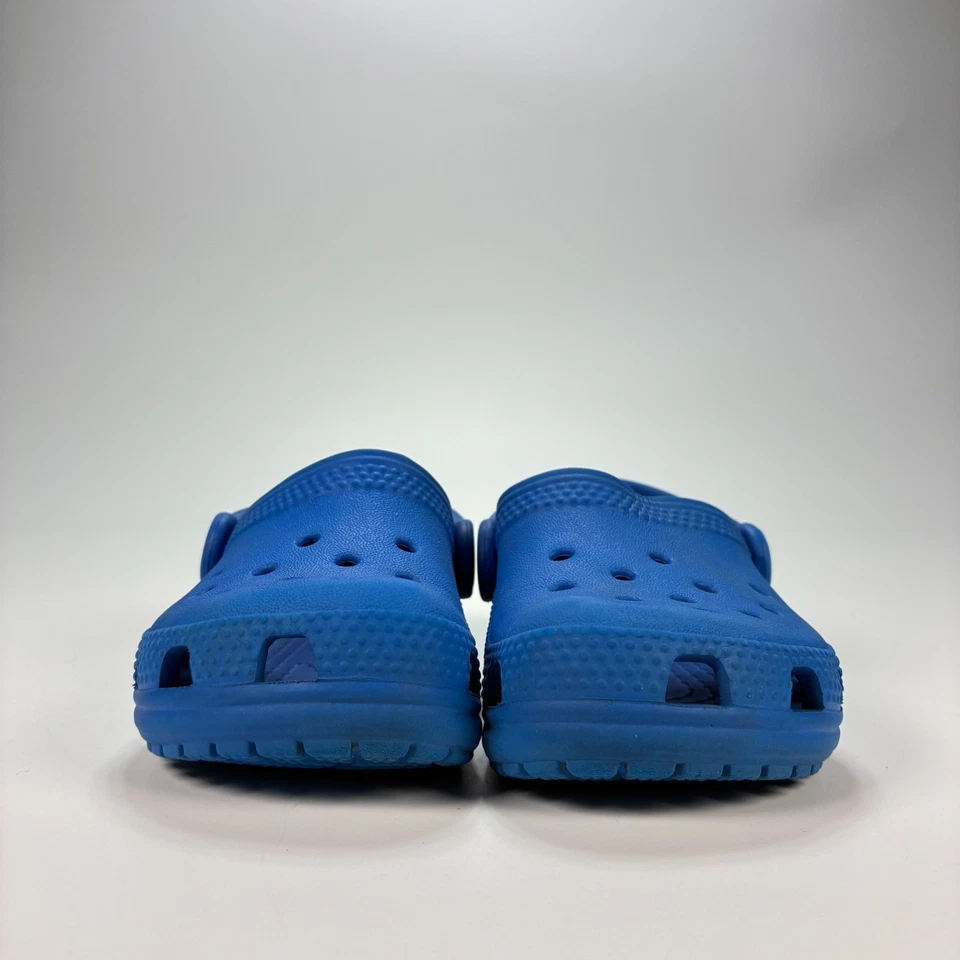 Zuecos Crocs Clásicos Azul Cómodos Zapatos sin Cordones Ligeros Juveniles Talla 6 Foto 2 de 4
