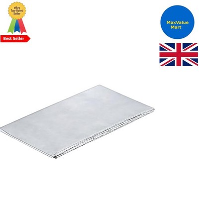 Selbstklebende reflektierende Aluminiumfolie Platte 1000 x 600 mm Küchenschutz