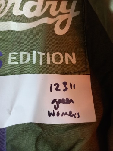 Superdry Everest Parka Jacke S Grün Baumwolle Polyester UK Damen Gr. Small - Bild 7 von 11