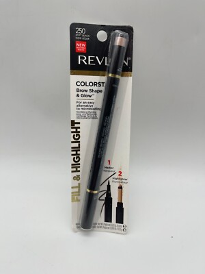 Revlon Colorstay Brow Shape & Glow Combines Marker & Highlighter 250 SOFT BLACK 