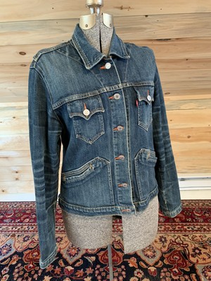 soft blue jean jacket