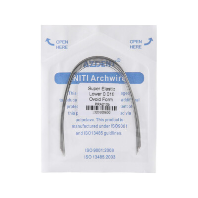 100 Pz Filo Arco Ortodontico Dentale AZDENT NITI Rettangolare - Foto 7