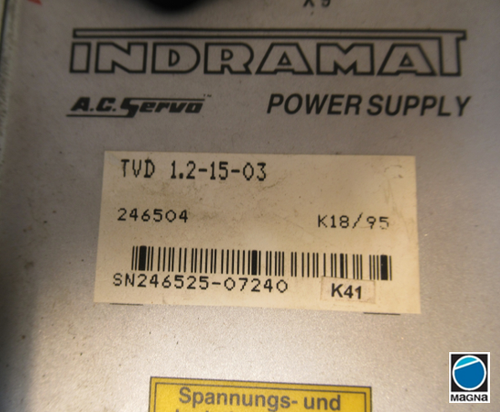 Indramat TVD1.2-15-03 Servo Amplifier Refurbished by Magna; Ships Today - Picture 3 of 3