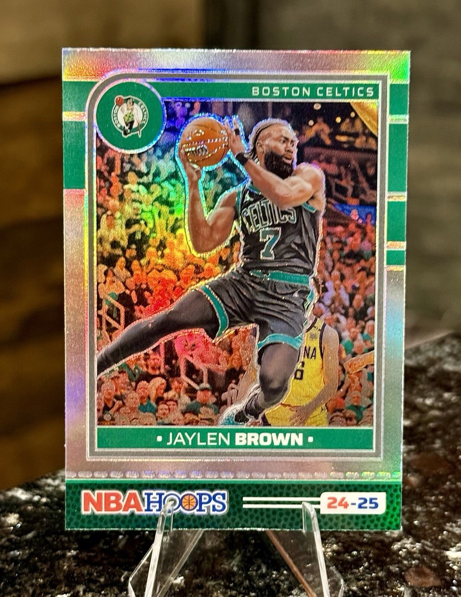 NBAカード STERLING BROWN 2024-25 NBA Hoops JAYLEN BROWN Chrome Silver Prizm SP Boston