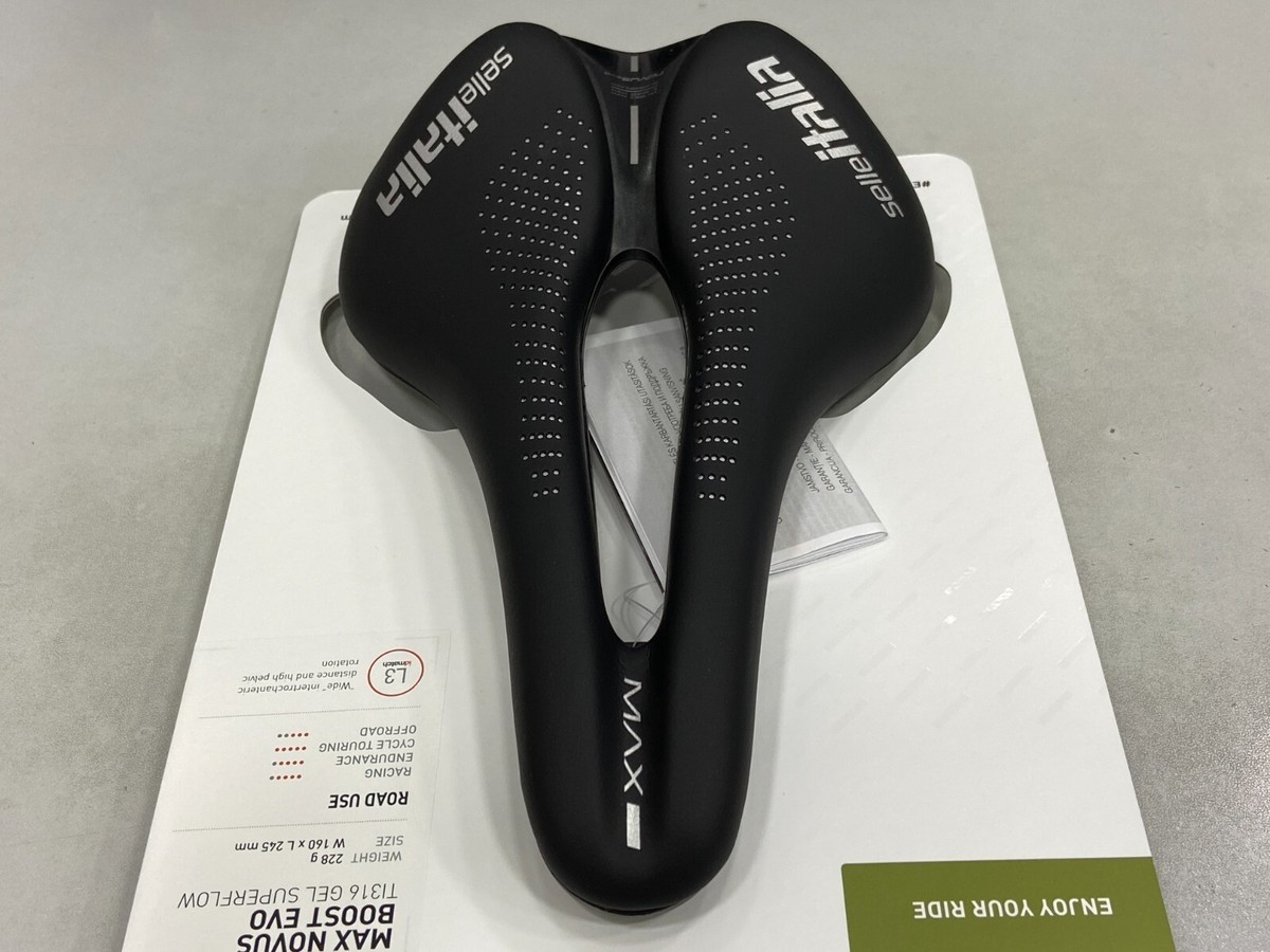 Selle Italia Max Novus Boost Evo Superflow L3 160x245mm TI316 Rail