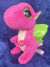 Ty Beanie Boos DARLA the Pink Dragon (6 Inch) Stuffed Plush Hand Picked
