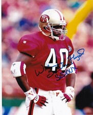 WILLIAM FLOYD  SAN FRANCISCO 49ERS   SB XXIX  ACTION SIGNED 8x10