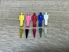 VTG 1994 Power Rangers Thunderzord Assault Team Mini Figure Pilots  Crystal Set