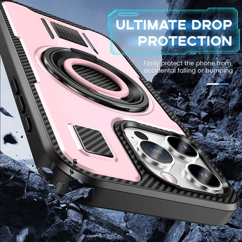 Hülle für iPhone 16 15 Pro Max Schutzhülle Case Cover Handyhülle Tasche mit Ring - Zdjęcie 86 z 92