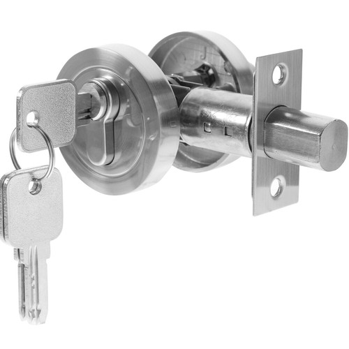 Exterior Door Knob Double Sided Lock Keyed Deadbolt Bedroom Cylinder