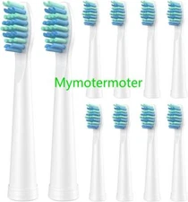 10x toothbrush heads compatible with ToiletTree Products MY WH
