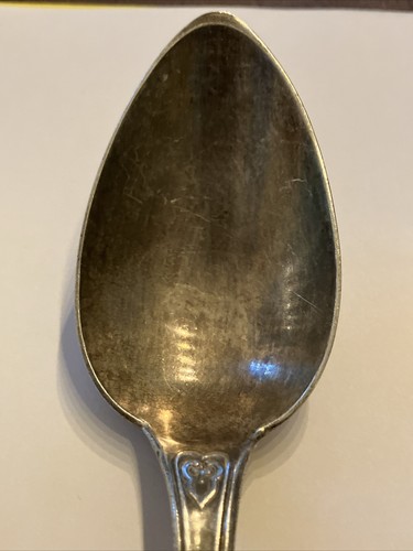 Antique Hyde & Goodrich New Orleans Coin Silver Serving Spoon pre-1862 (74.2 g) - Picture 3 of 9