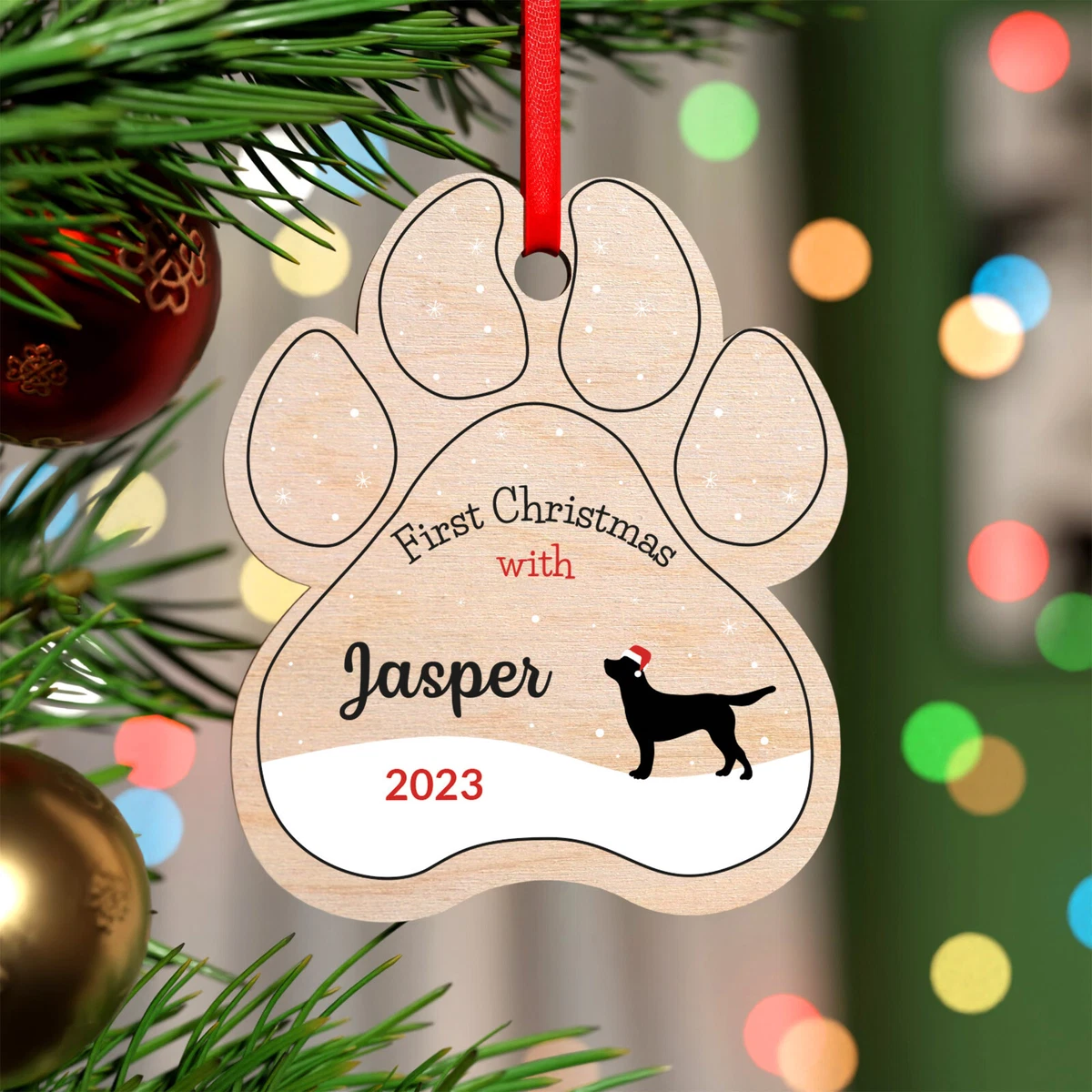 Puppy first cheap christmas ornament