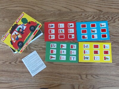 Excellent 1972 French Children's Car Game Loto-Voyage Reisse-Lotto Carlit Bingo