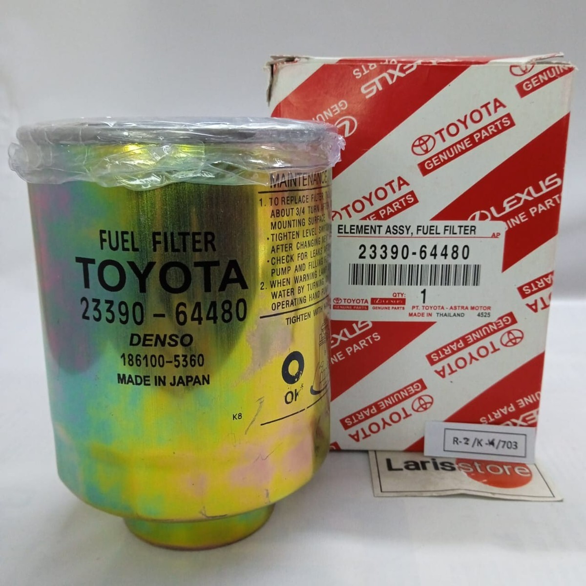 Toyota 23390-64480 Diesel Fuel Filter 1HZ 2L 3L 5L 1KZTE 14B 15B