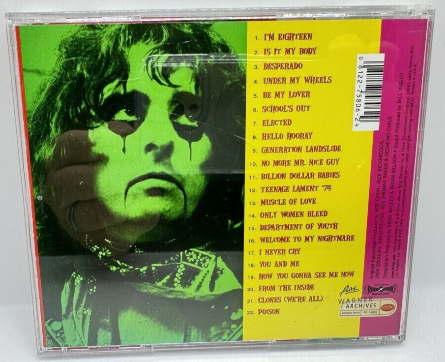 ALICE COOPER MASCARA & MONSTERS (THE BEST OF) CD 2001 WARNER/RHINO