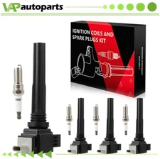 6 For 2017 2018 2019 Ford F-150 3.5L V6 Ignition Coil & Spark Plug