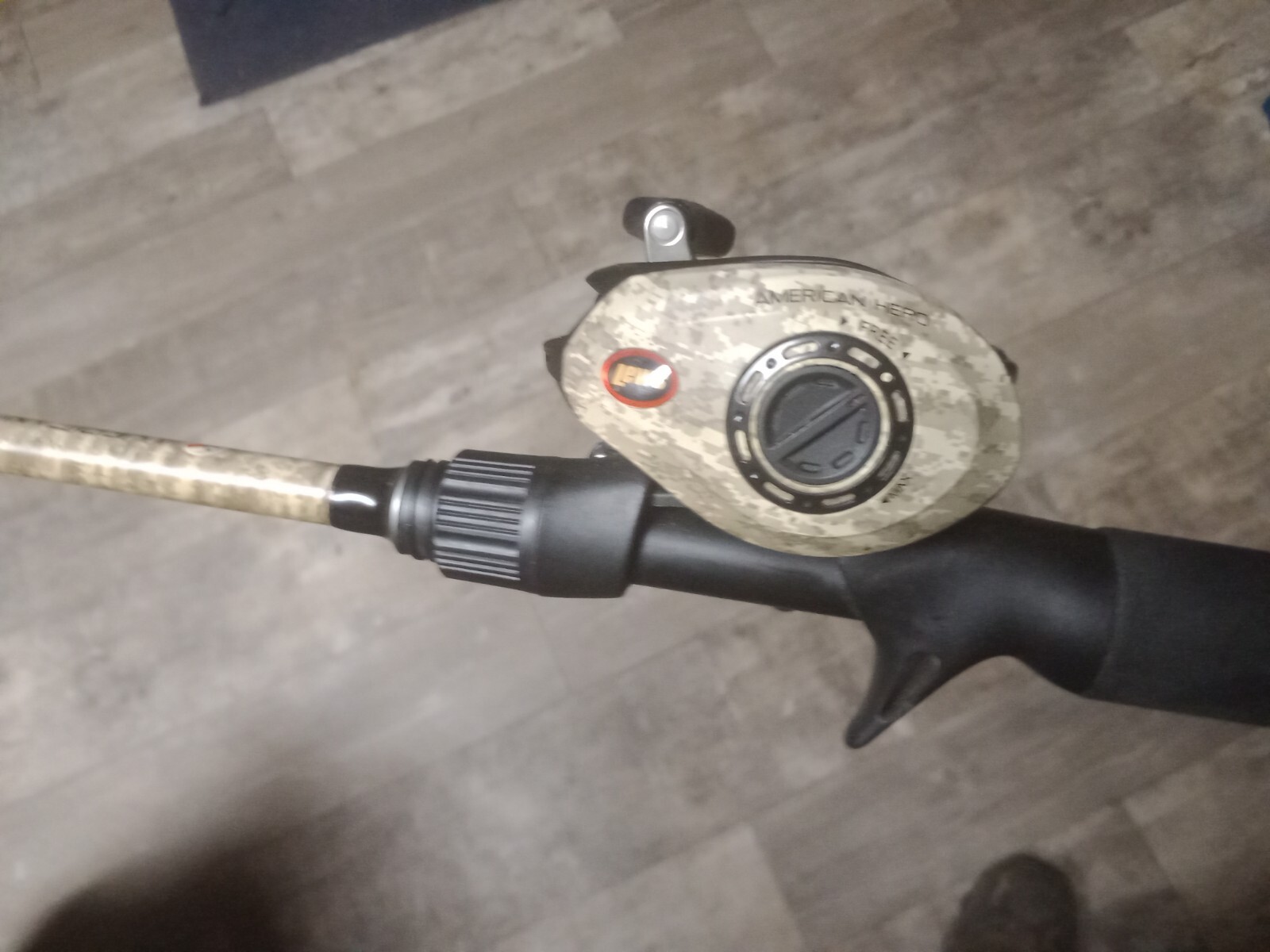 LEW'S FISHING American Hero Camo Speed Spool Combo, Baitcast Combo, Reel,