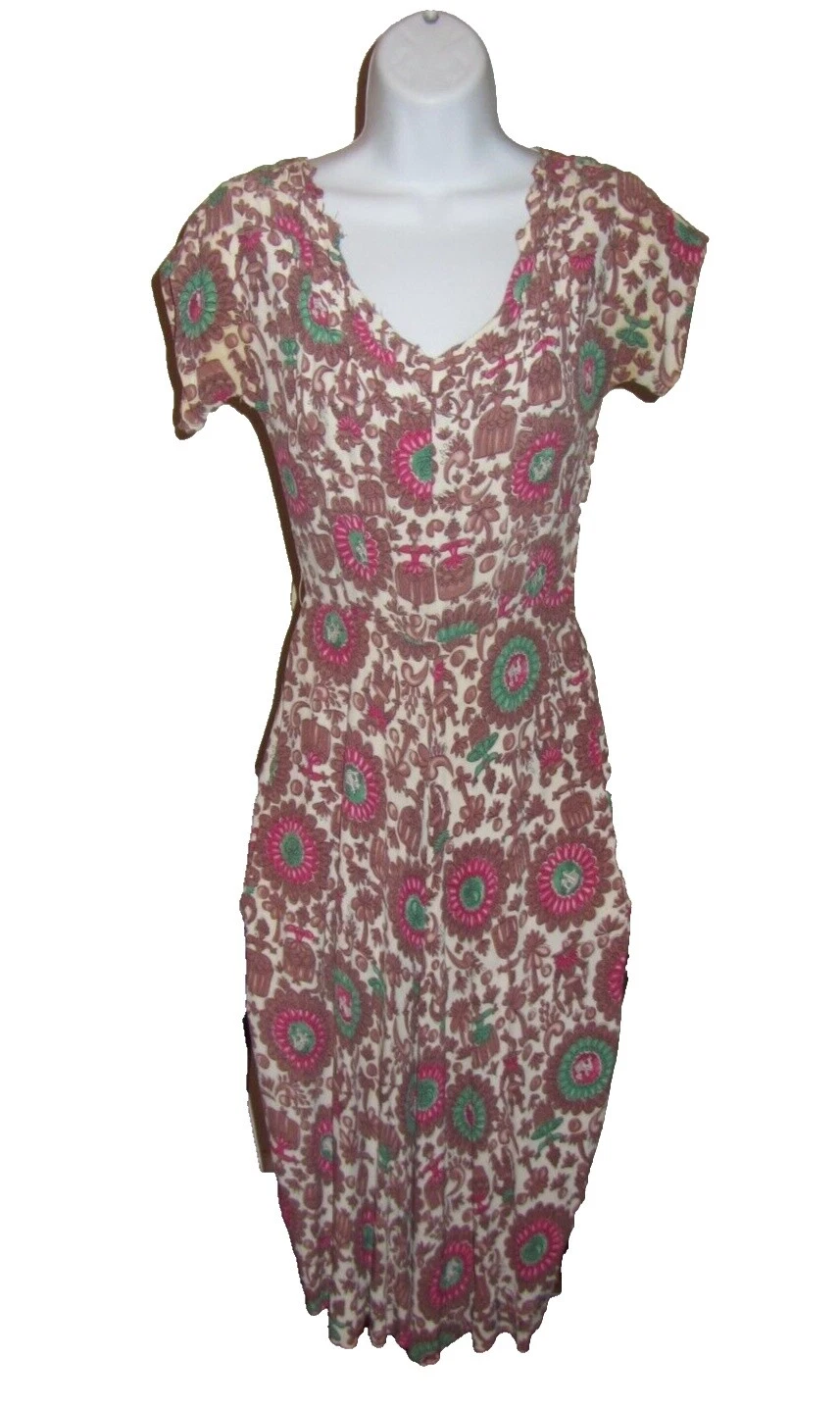 Multi-Color 1940s Vintage Dresses for Women