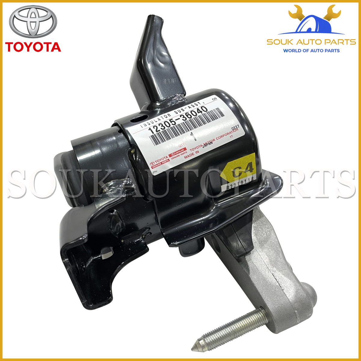 12305-36040 Genuine Toyota INSULATOR SUB-ASSY, ENGINE MOUNTING, RH