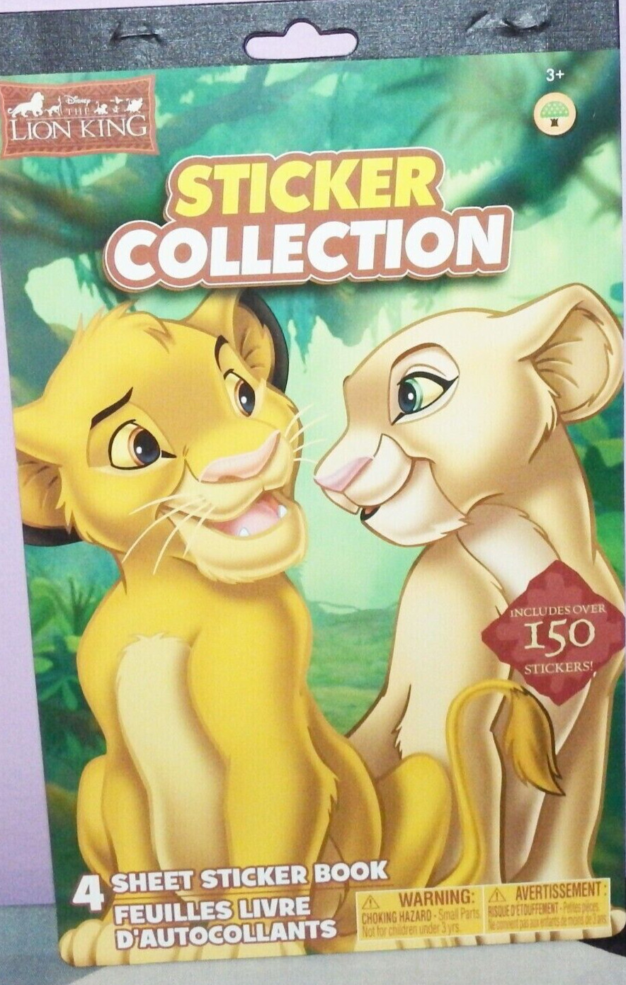 NEW Disney The Lion King Sticker Collection 4 sheets over 150 stickers
