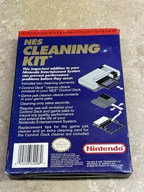 NES CLEANING KIT COMPLETE Authentic Nintendo NES NEW OPEN BOX UNUSED