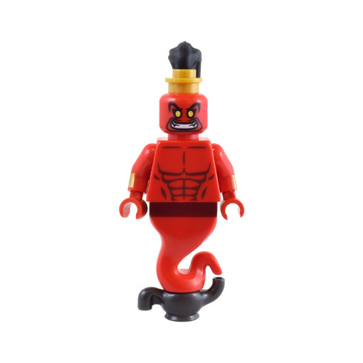 Lego Jafar as the Genie dis130 une figurine rare aux détails tampographiés d'exception